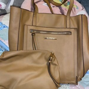 Steve Madden Tote and Pouch bag